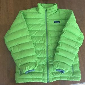 Patagonia kids green jacket size medium (10)